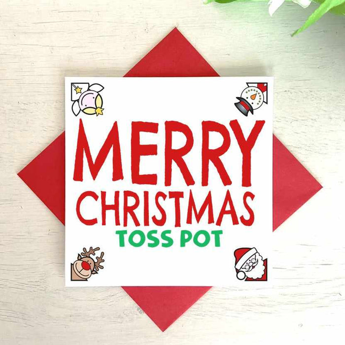 Rude Merry Christmas Greetings Card Greetings Card The Gifted Panda