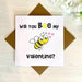 Will You Bee My Valentine - Greetings Card Greetings Card The Gifted Panda