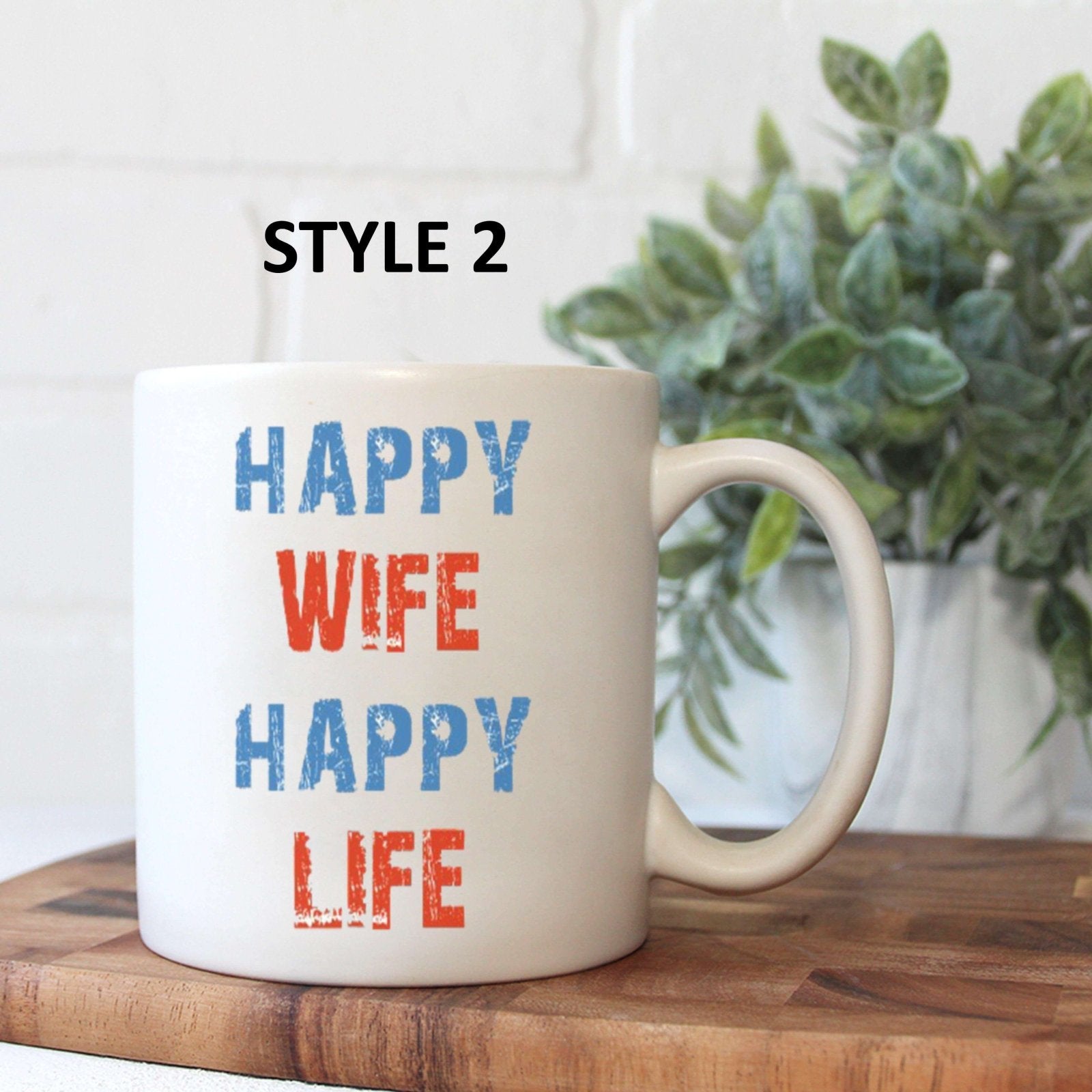 Happy Wife Happy Life 2 Mug Secondary image