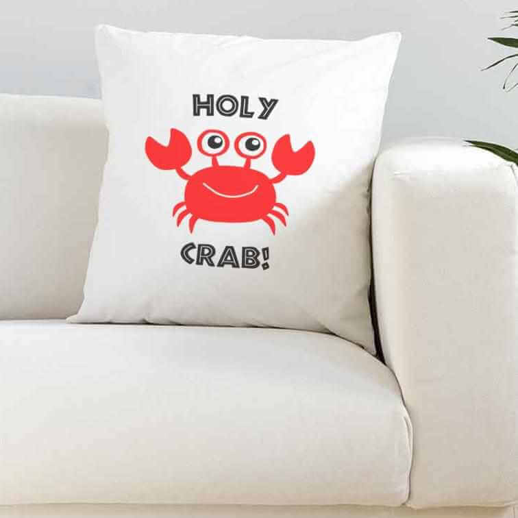 Holy Crab Silky White Cushion - The Gifted Panda Main image
