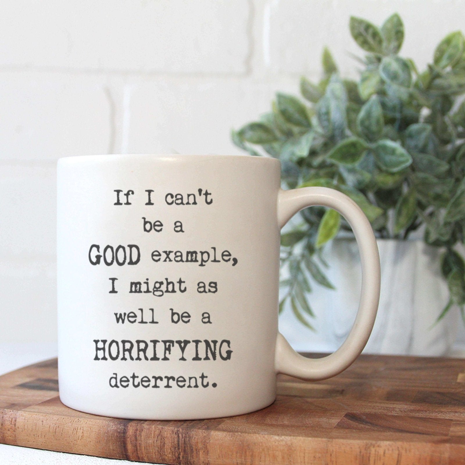 If I Can't Be A Good Example Mug - The Gifted Panda Main image