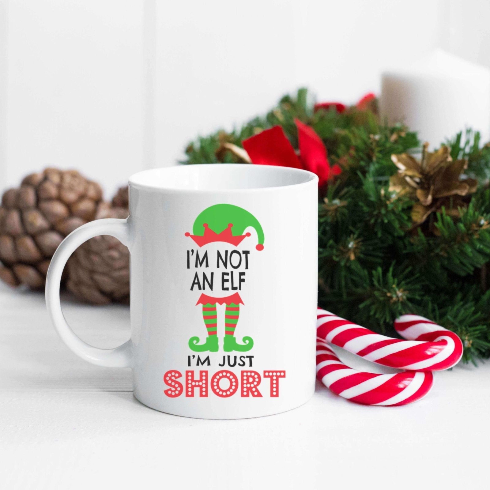 I'm Not An Elf Mug - The Gifted Panda Main image