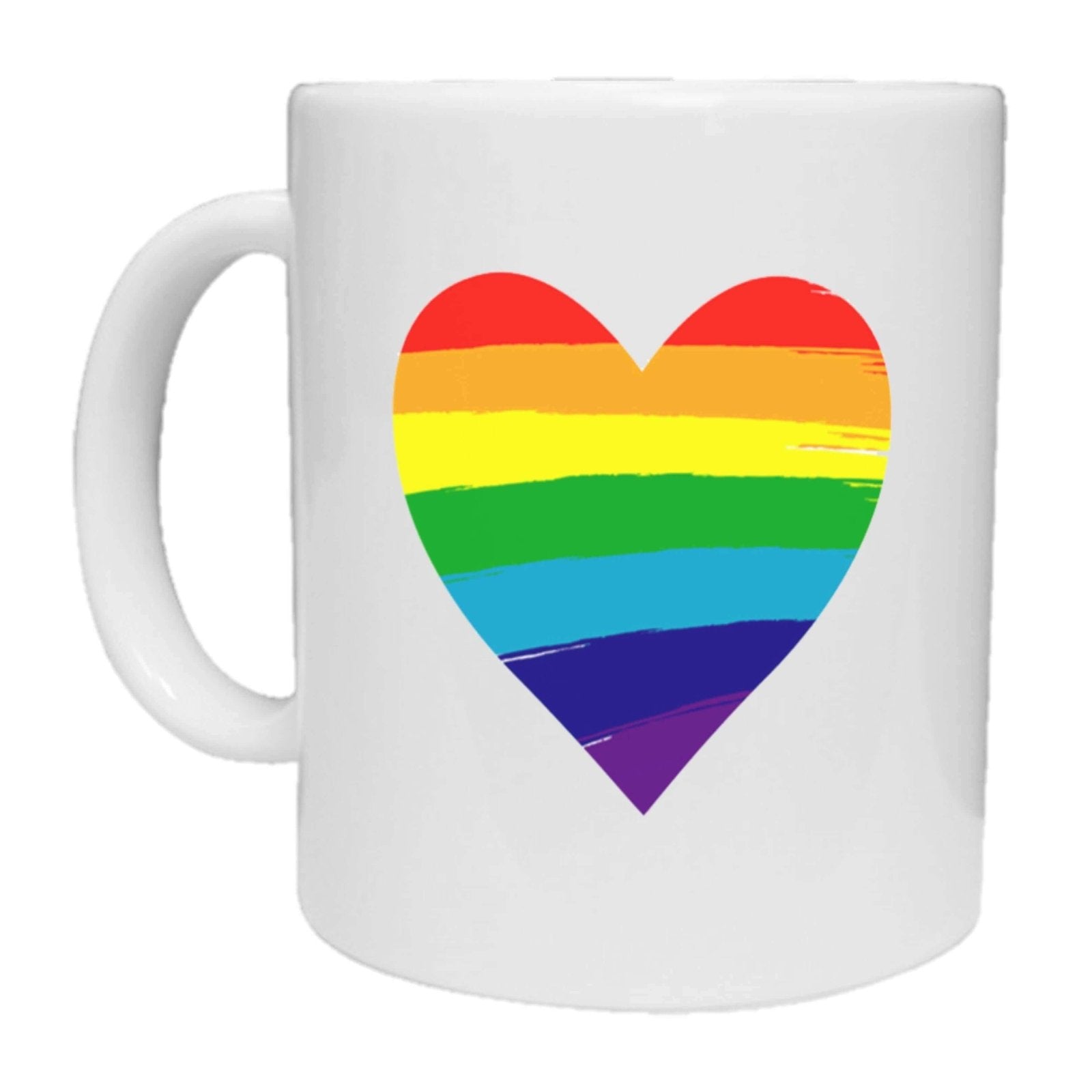 LGBTQ+ Heart Pride Mug - The Gifted Panda