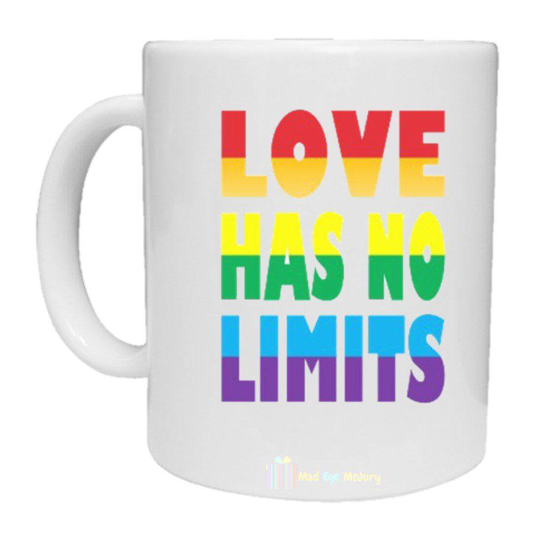 LGBTQ+ Love Has No Limits Mug - The Gifted Panda