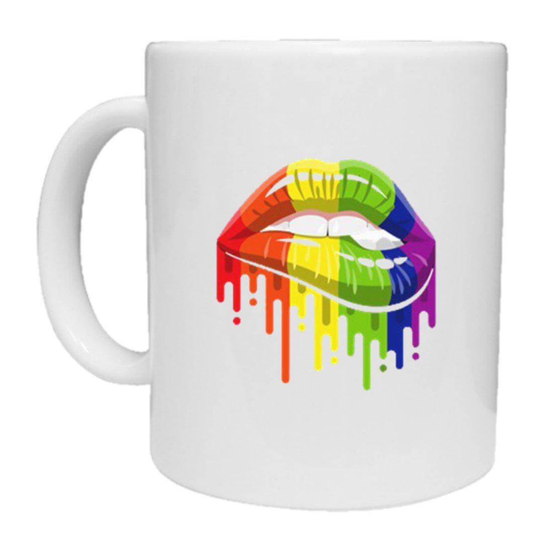 LGBTQ+ Sexy Lips Mug - The Gifted Panda Main image