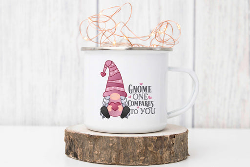 Gnome One Compare To You Enamel Mug mug The Gifted Panda