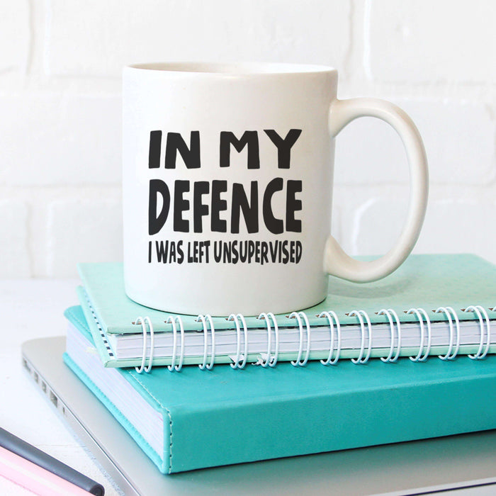 In My Defense Mug