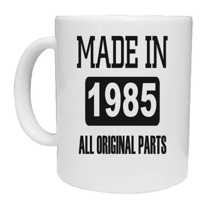 Personalised Made In Year Novelty Mug