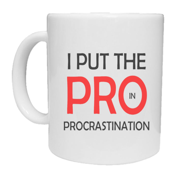 Procrastination Mug