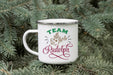Team Rudolph Team Santa Enamel Mug mug The Gifted Panda