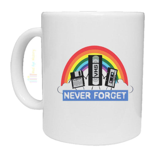 VHS Never Forget Retro Mug