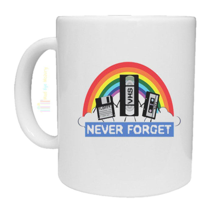 VHS Never Forget Retro Mug