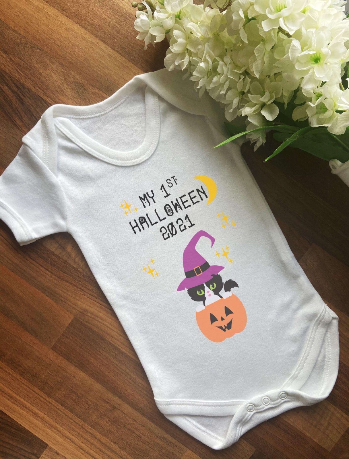 My First Halloween Baby Vest - The Gifted Panda Main image