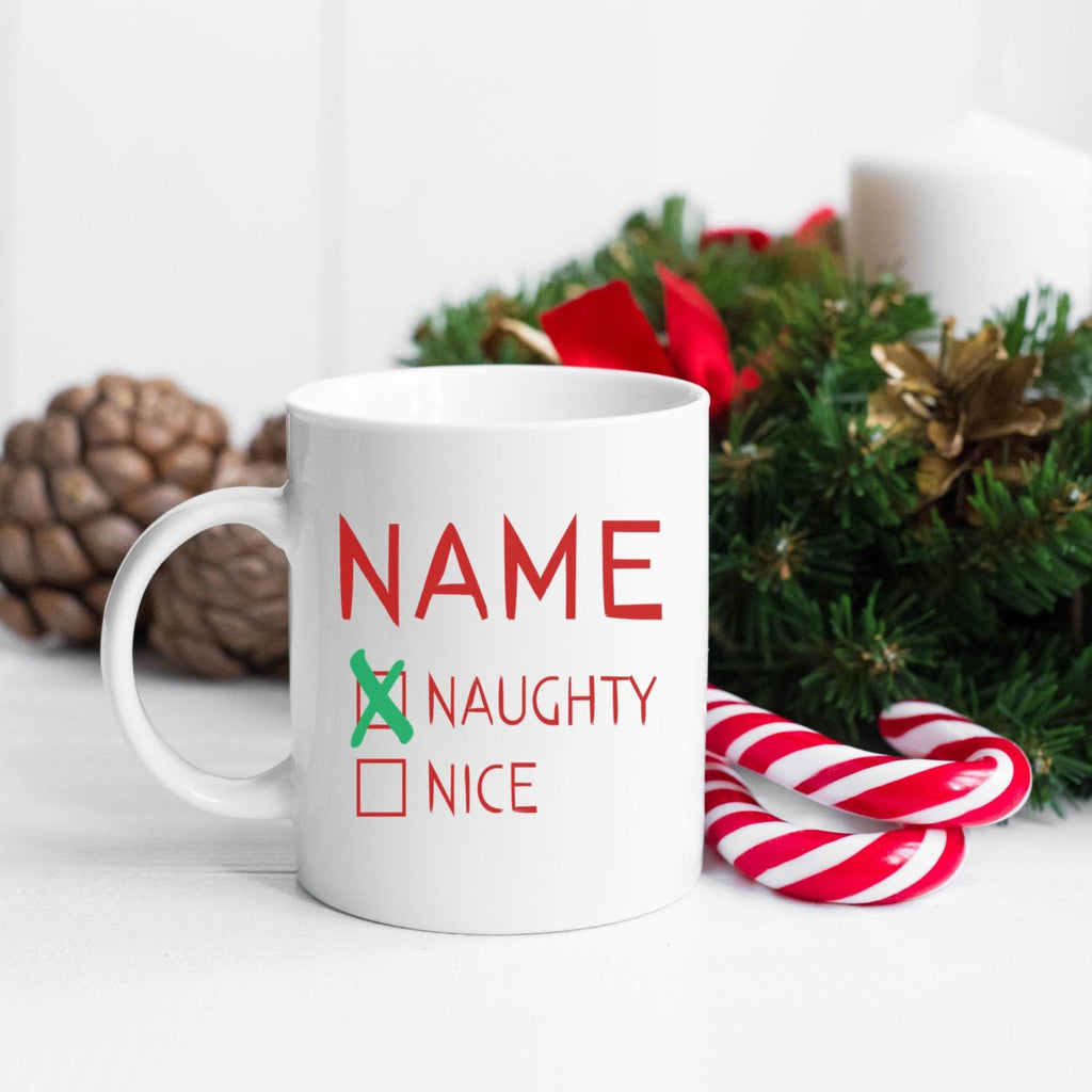 Naughty or Nice Christmas Mug - The Gifted Panda