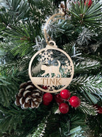 Personalised Cat Christmas Tree Ornaments - The Gifted Panda