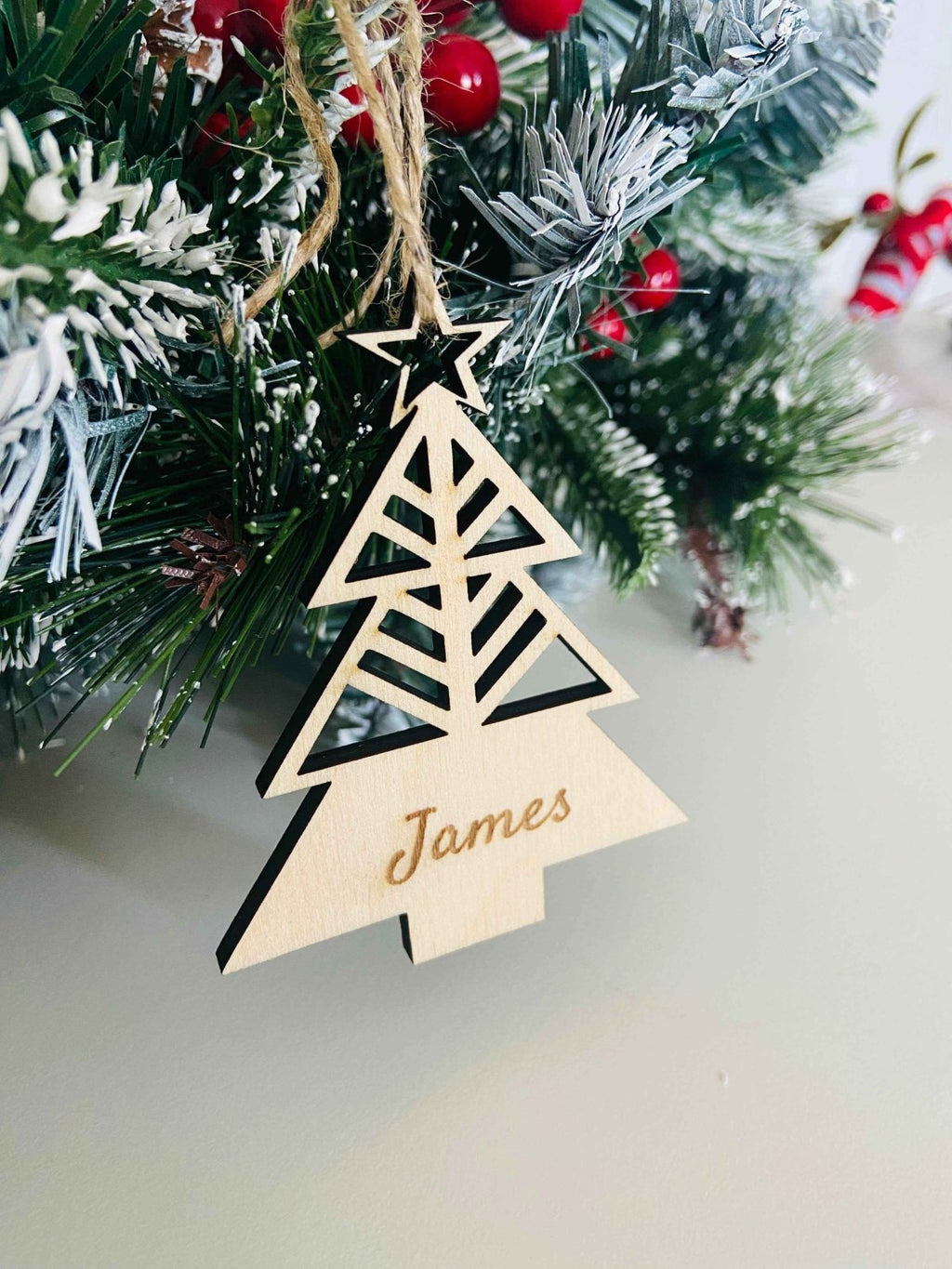 Personalised Christmas Tree Ornament - The Gifted Panda