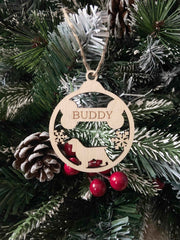 Personalised Dog Christmas Tree Ornaments - The Gifted Panda