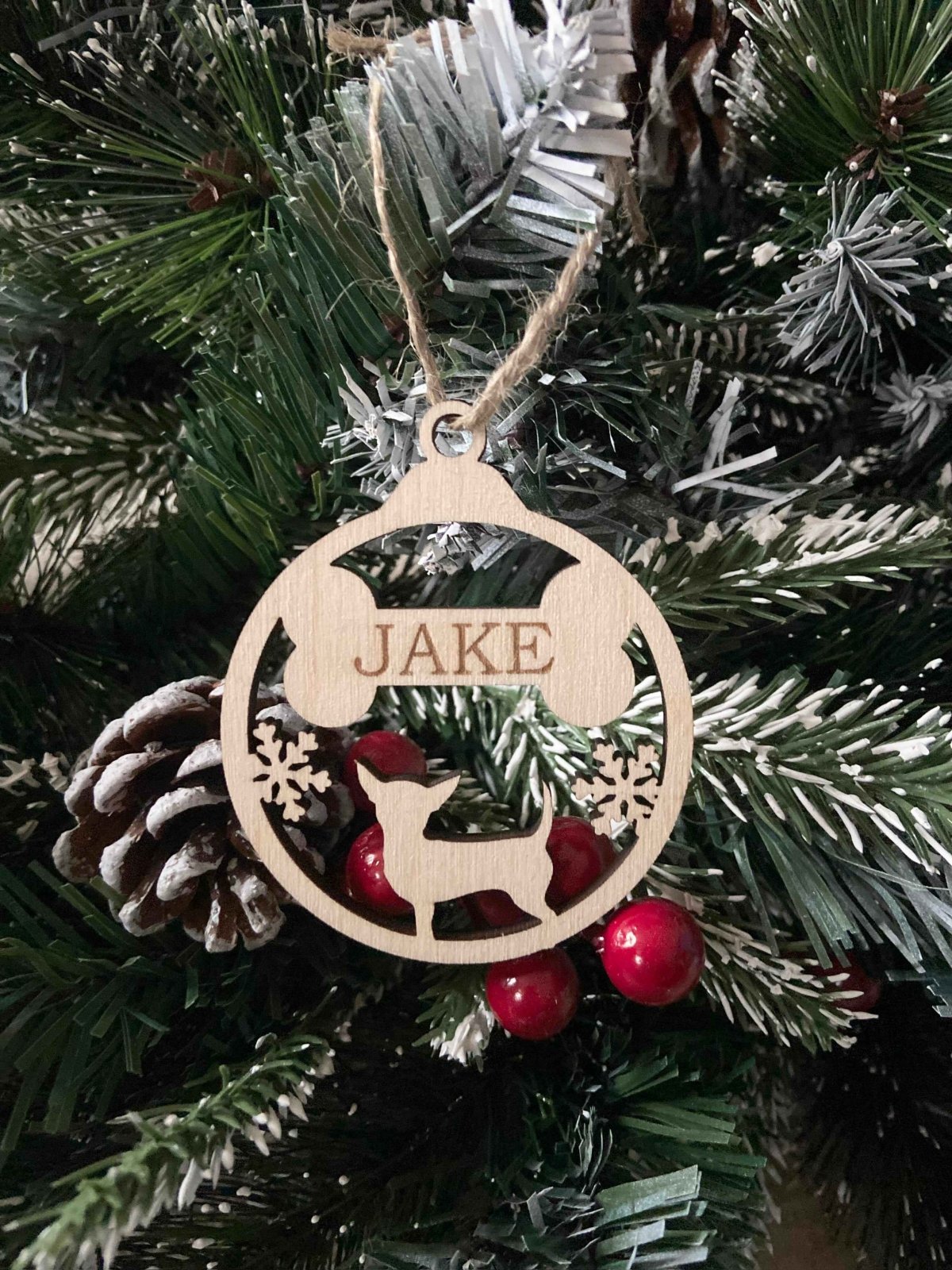 Personalised Dog Christmas Tree Ornaments - The Gifted Panda