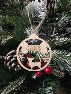 Personalised Dog Christmas Tree Ornaments - The Gifted Panda