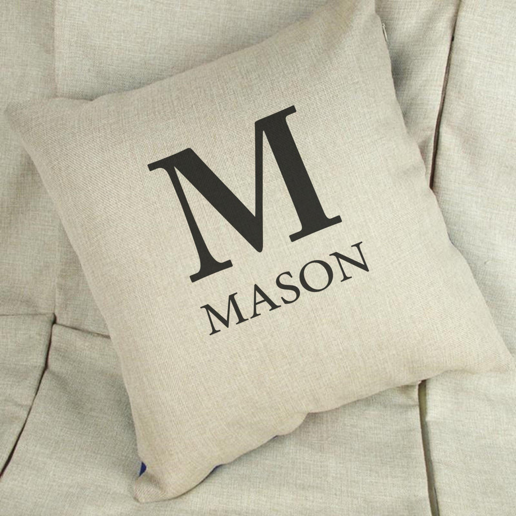 Personalised Letter Cushion Cover - The Gifted Panda