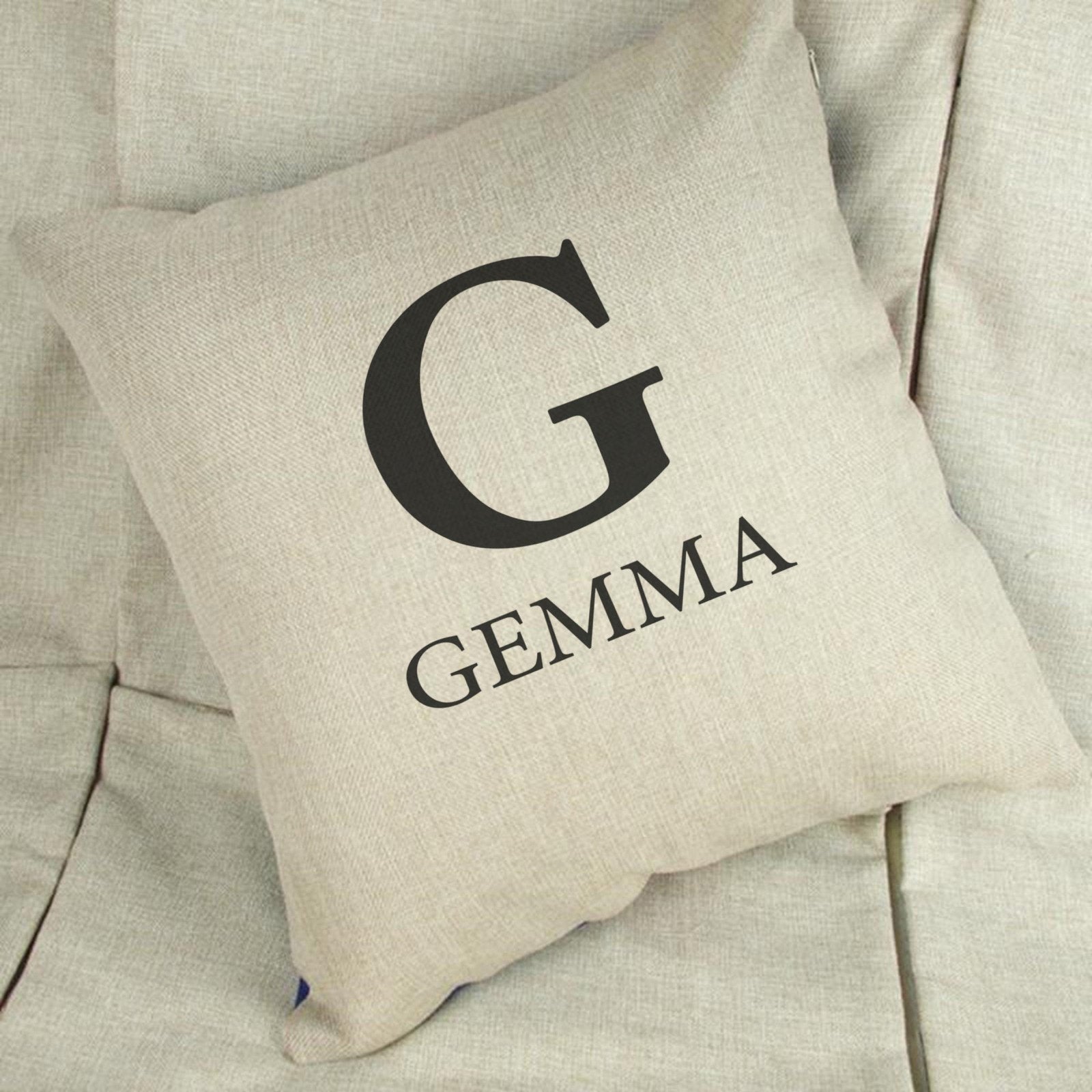 Personalised Letter Cushion Cover - The Gifted Panda