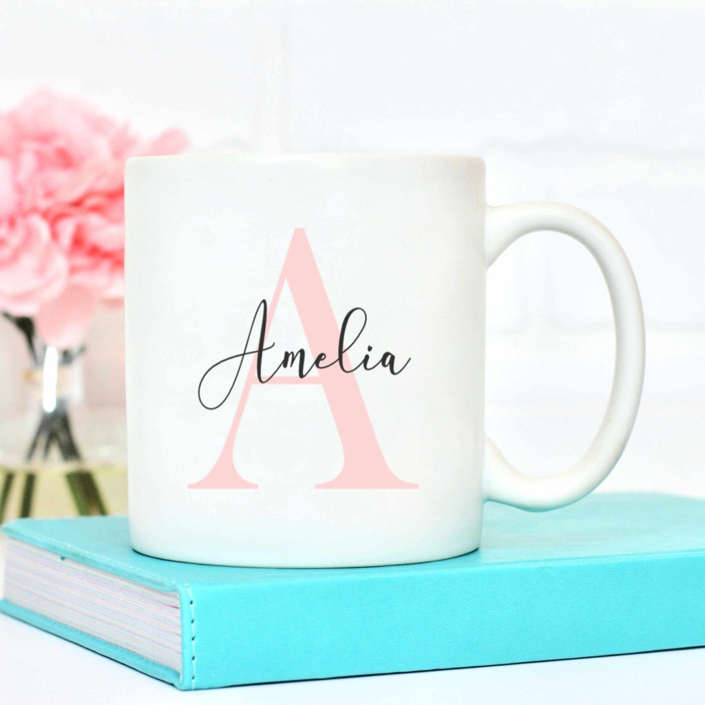 Personalised Letter Name Mug - The Gifted Panda