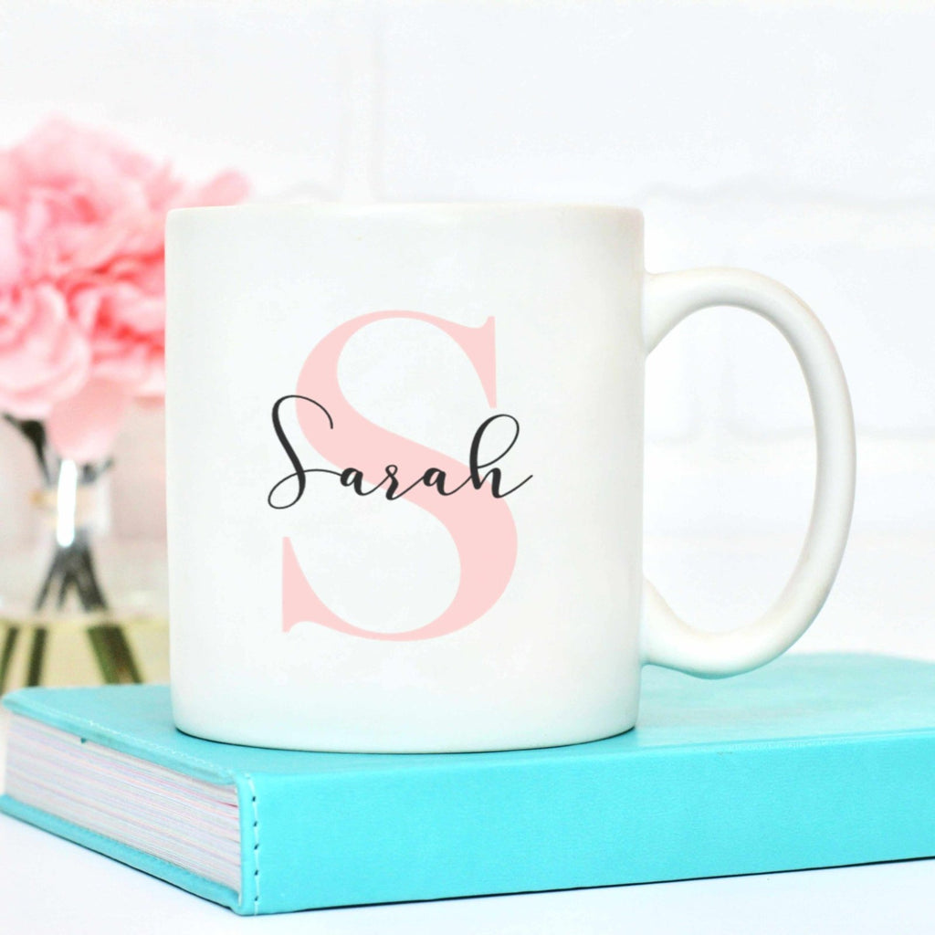 Personalised Letter Name Mug - The Gifted Panda