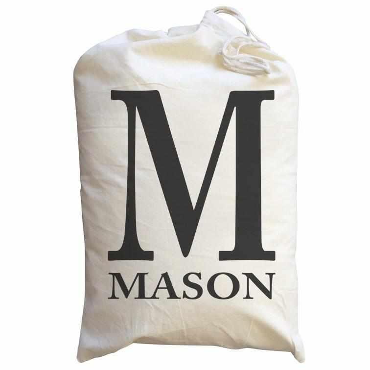 Personalised Letter & Name Sack - Large Christmas Santa Sack - The Gifted Panda