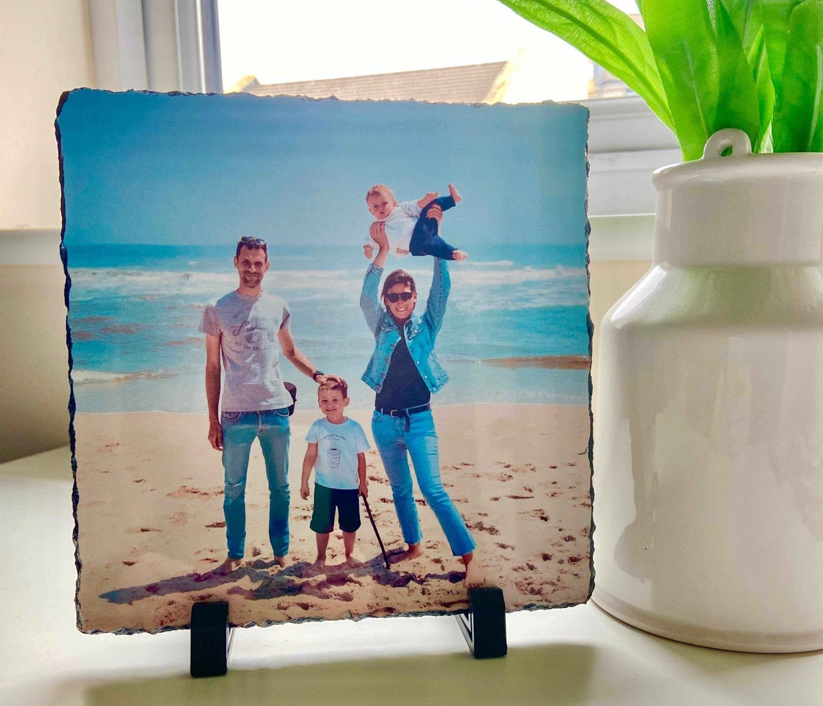 Personalised Photo Slate Gift - The Gifted Panda Main image