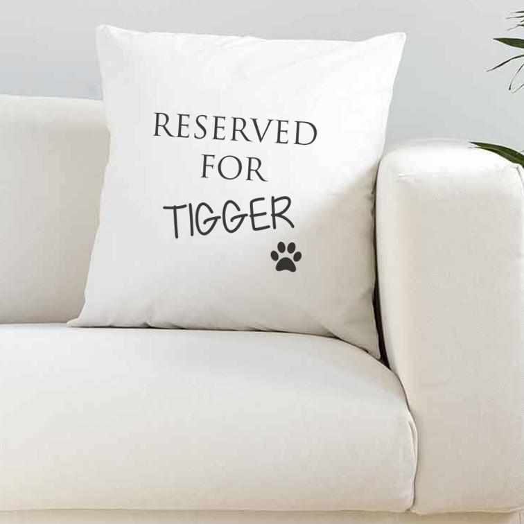 Personalised Reserved For Pet Silky Cushion Cover - The Gifted Panda Main image