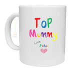 Personalised Top Mummy Top Daddy Mug - The Gifted Panda