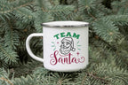 Team Rudolph Team Santa Enamel Mug - The Gifted Panda