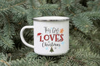 This Girl / Guy Loves Christmas Enamel Mug - The Gifted Panda