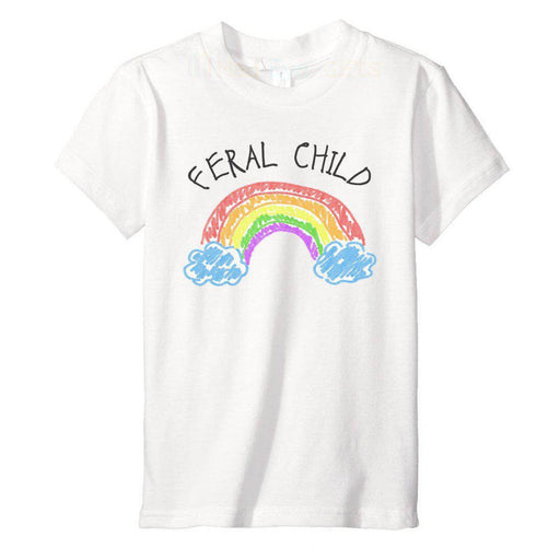 Feral Child Rainbow Kid's T-Shirt