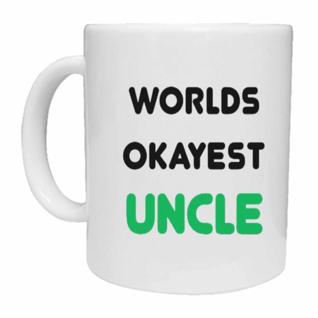 Worlds Okayest Male Relation Mug - The Gifted Panda